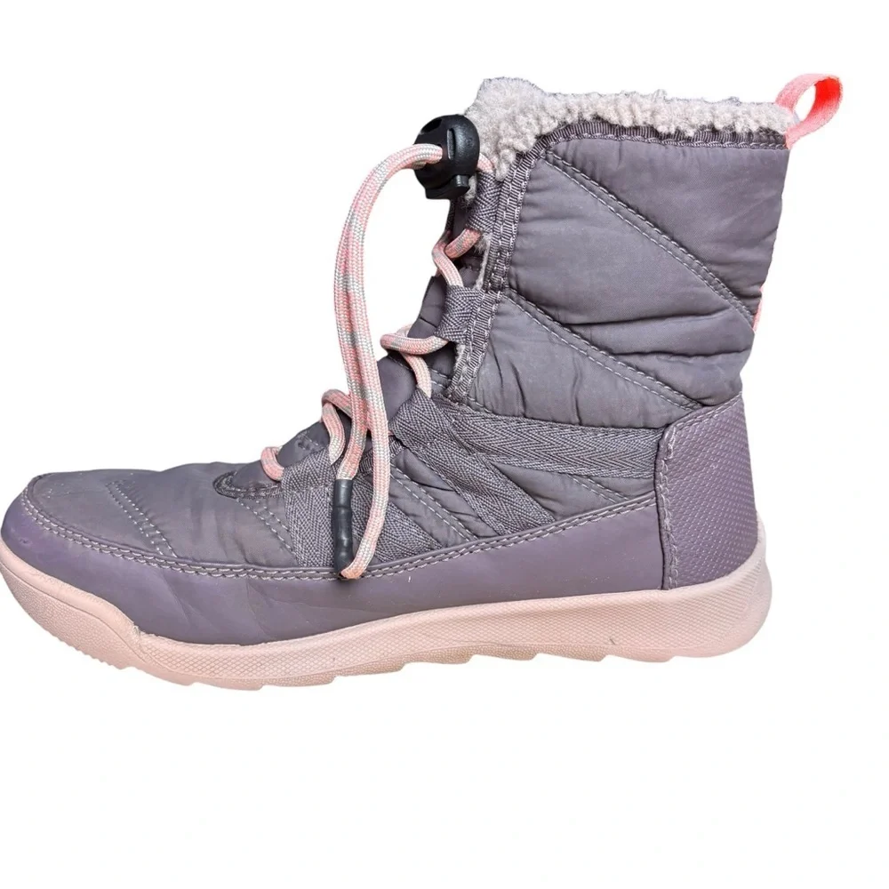 Sorel Whitney II Short Lace Winter Boots in Purple - Big Kids Sz 3